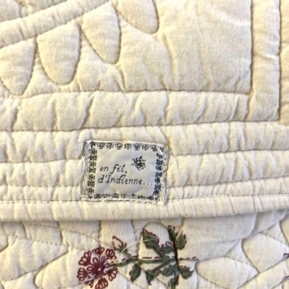 Vintage en fil d'Indienne quilt - Picture 9 of 9